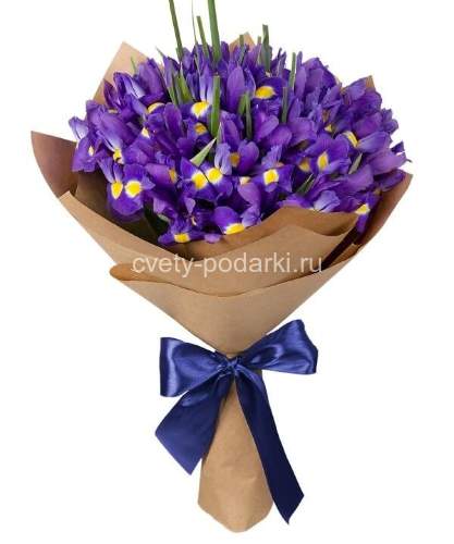 Букет 19 ирисов