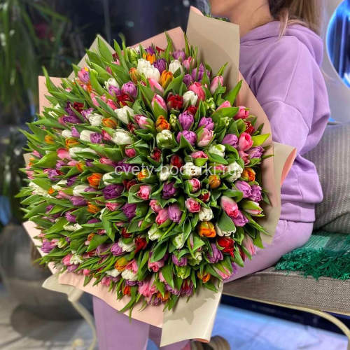 Букет тюльпанов «Роксана»  